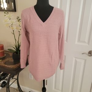 SOLD Pink Tunic Length Sweater